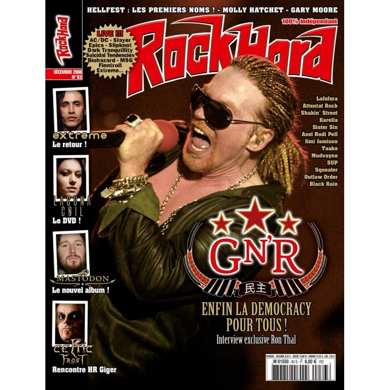 Couverture du Rock Hard n°83