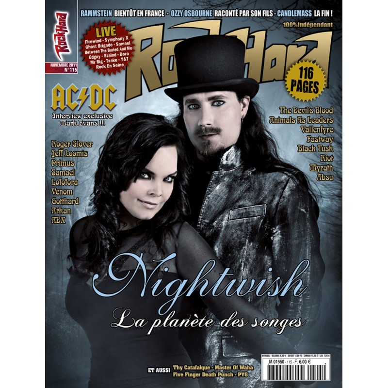 Couverture du Rock Hard n°115