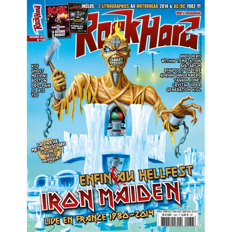 Couverture du Rock Hard n°138