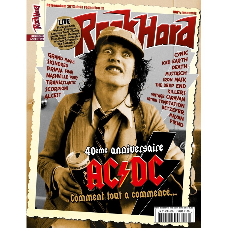 Couverture du Rock Hard n°139