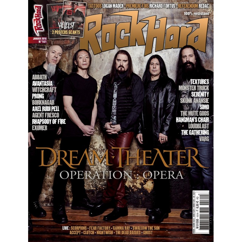 Couverture du Rock Hard n°161