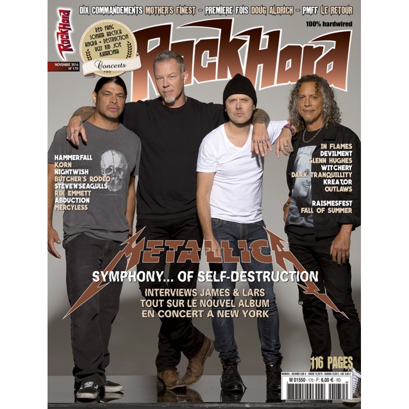 Couverture du Rock Hard n°170