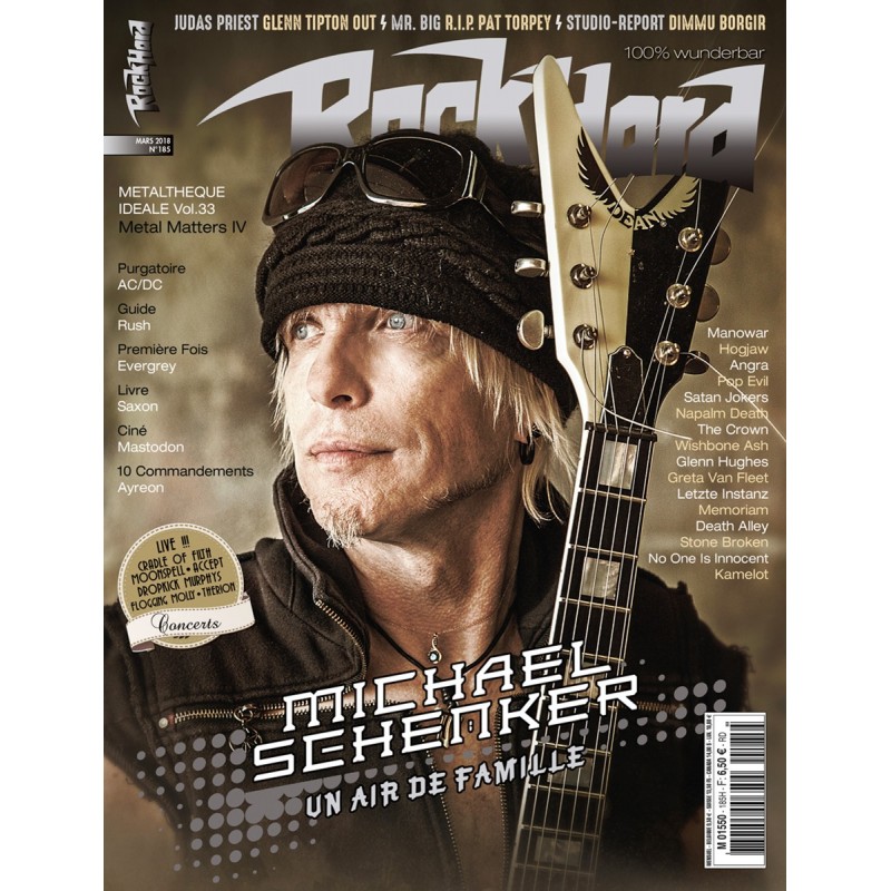 Couverture du Rock Hard n°185