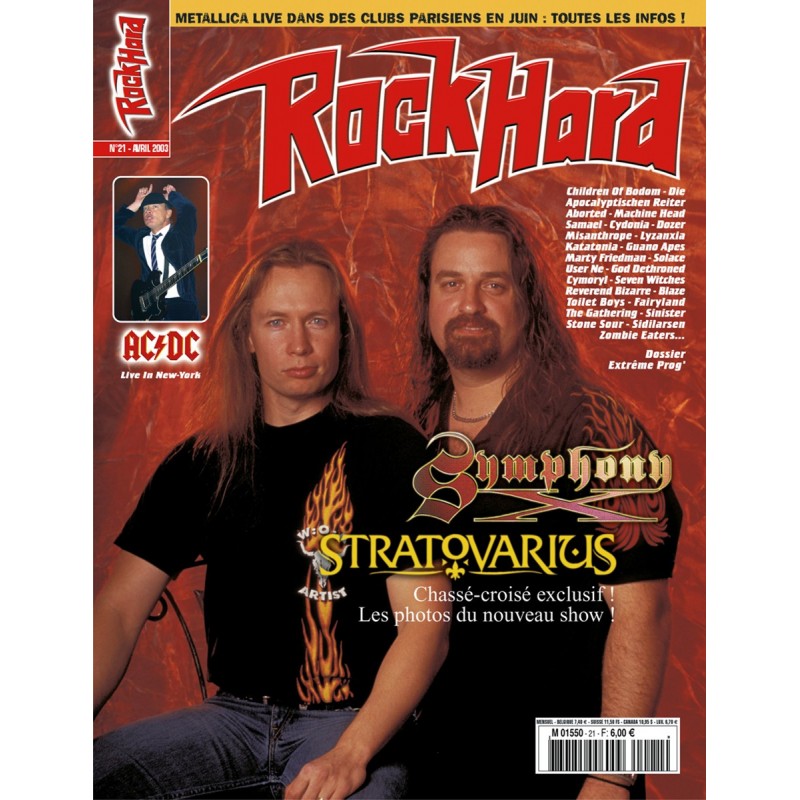 Couverture du Rock Hard n°21