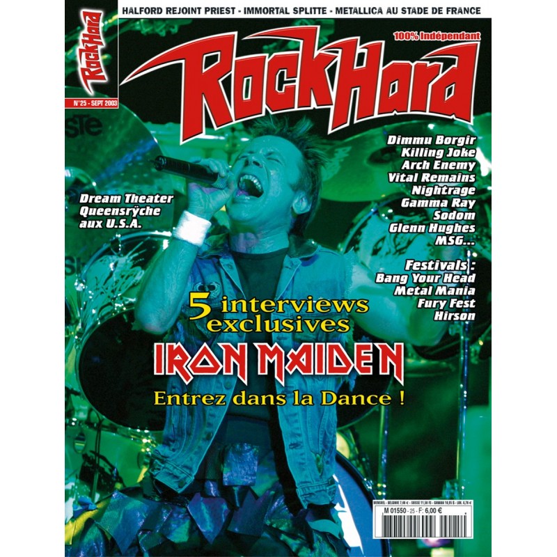 Couverture du Rock Hard n°25