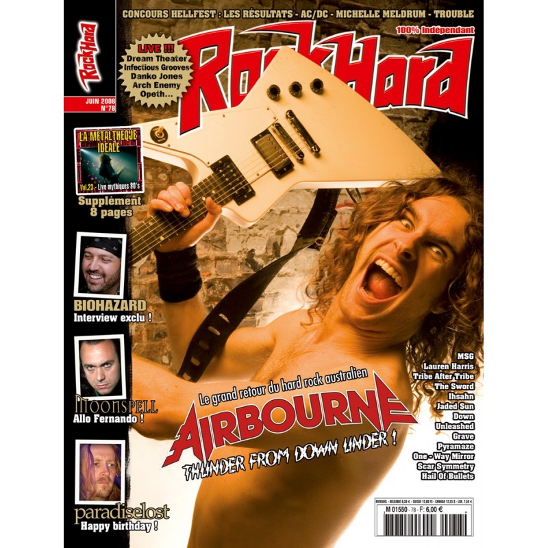 Couverture du Rock Hard n°78