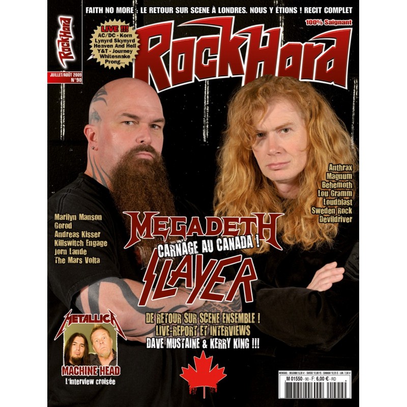Couverture du Rock Hard n°90