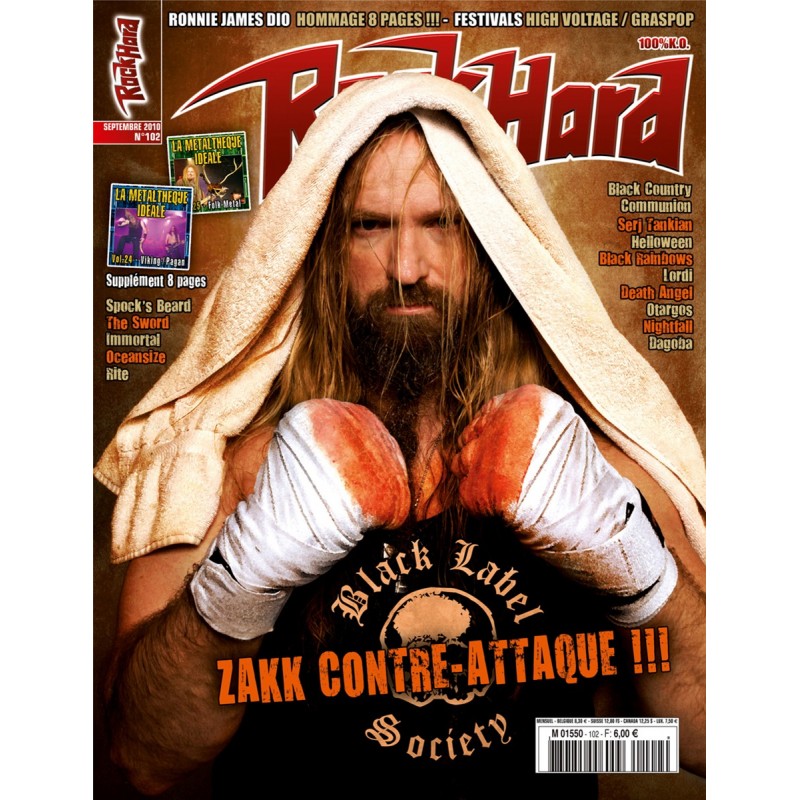 Couverture du Rock Hard n°102