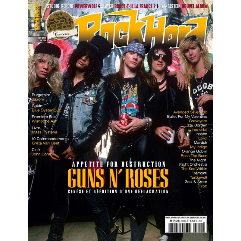 Couverture du Rock Hard n°188