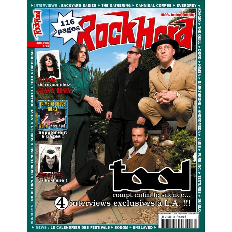 Couverture du Rock Hard n°54