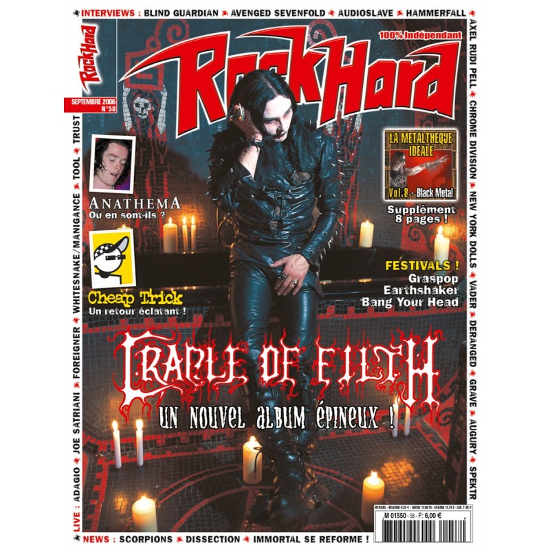 Couverture du Rock Hard n°58