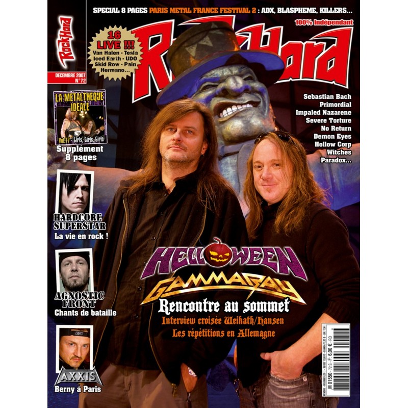 Couverture du Rock Hard n°72